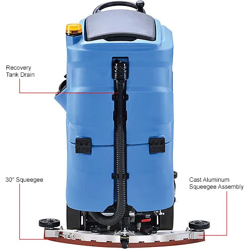 Thor Sweeper Auto Ride-On Floor Scrubber, 22" Cleaning Path