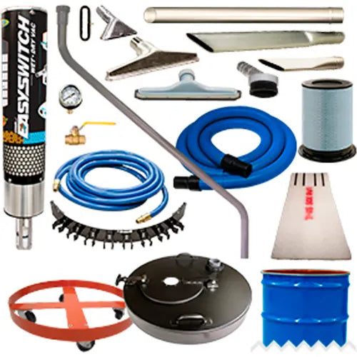 Exair® Premium HEPA Easy Switch Wet/Dry Vac System, 1/2" Inlet, 55 Gallon Capacity