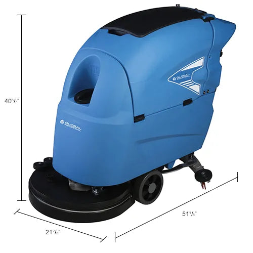 Global Industrial™ Auto Floor Scrubber With Traction Drive, 20" Cleaning Path
