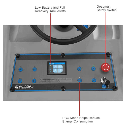 Thor Sweeper Auto Stand-On Floor Scrubber, 24" Cleaning Path