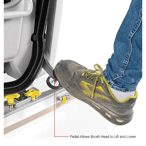 Thor Sweeper Cylindrical Brush Auto Floor Scrubber w/Traction Drive, 34" Cleaning Path