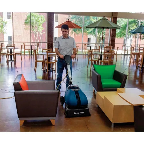 Powr-Flite® Compact Corded Floor Scrubber & Grout Cleaner, 16" Cleaning Path