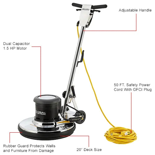 Thor Sweeper Dual Speed Floor Machine, 20" Cleaning Path