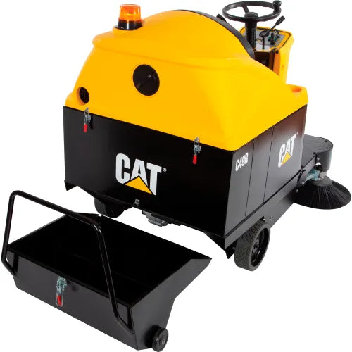 Cat® C49R Auto Ride-On Sweeper, 49" Cleaning Path