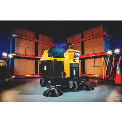 Cat® C49R Auto Ride-On Sweeper, 49" Cleaning Path