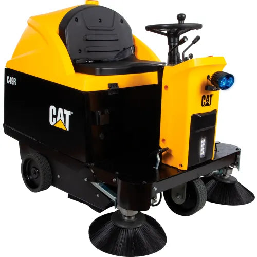 Cat® C49R Auto Ride-On Sweeper, 49" Cleaning Path
