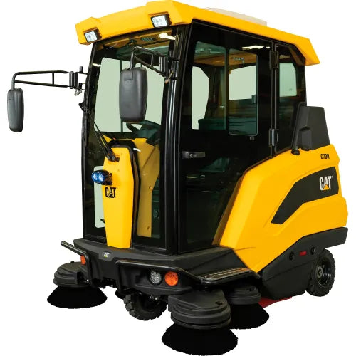 Cat® C70RX Ride-On Sweeper with AC Cabin, 70" Cleaning Path