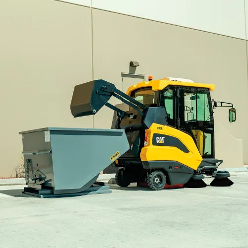 Cat® C70RX Ride-On Sweeper with AC Cabin, 70" Cleaning Path