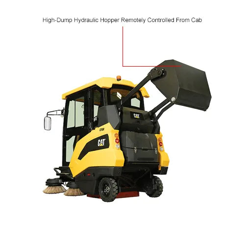 Cat® C70RX Ride-On Sweeper with AC Cabin, 70" Cleaning Path