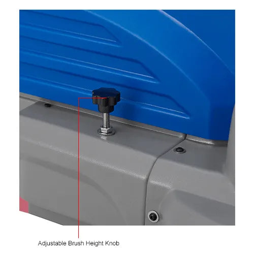 Global Industrial™ Auto Walk-Behind Sweeper, Battery Powered, 36" Cleaning Path