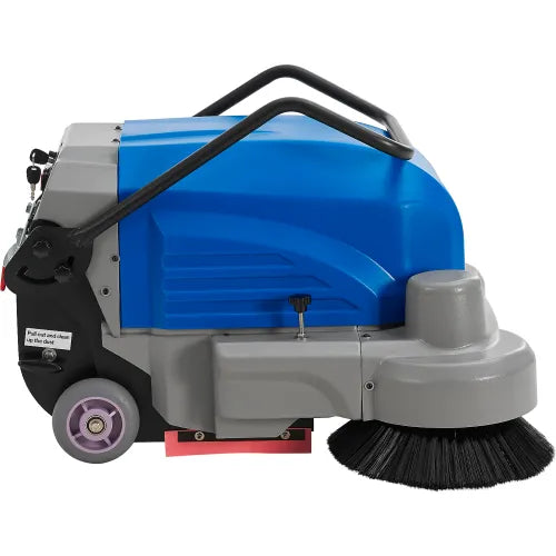 Global Industrial™ Auto Walk-Behind Sweeper, Battery Powered, 36" Cleaning Path