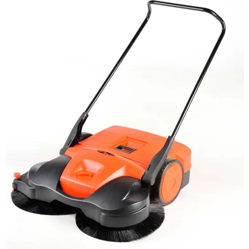 Bissell 38" Battery Powered Triple Brush Push Power Sweeper, 13.2 Gallon Capacity - BG697