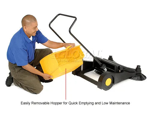 Global Industrial™ Push Sweeper, 32" Cleaning Path
