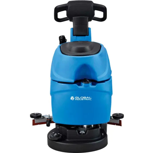 Global Industrial™ Auto Walk-Behind Floor Scrubber 17" Cleaning Path, Two 80 Amp Batteries
