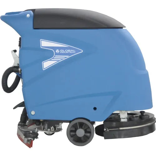Global Industrial™ Electric Walk-Behind Auto Floor Scrubber, 18" Cleaning Path