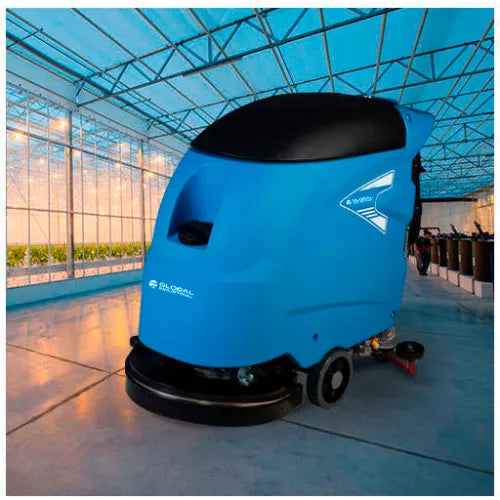 Global Industrial™ Electric Walk-Behind Auto Floor Scrubber, 18" Cleaning Path
