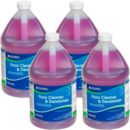 Floor Cleaner & Deodorizer, 1 Gallon Bottle, 4/Case