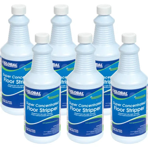 Super Concentrated Floor Stripper, 1 Quart Bottle, 6/Case
