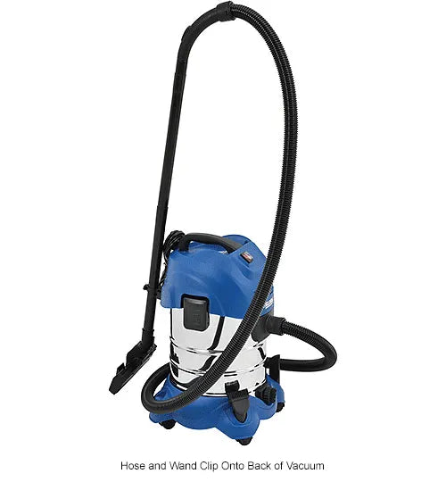 Stainless Steel Wet/Dry Vacuum, 6.6 Gallon Cap.