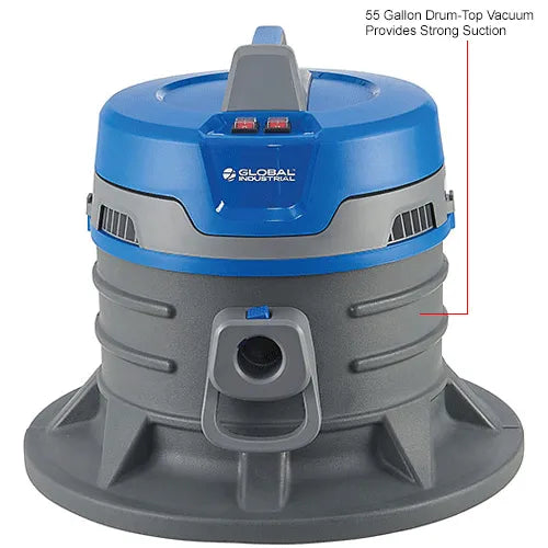 Thor Sweeper Drum Top HEPA Wet/Dry Vacuum, 55 Gallon Cap.
