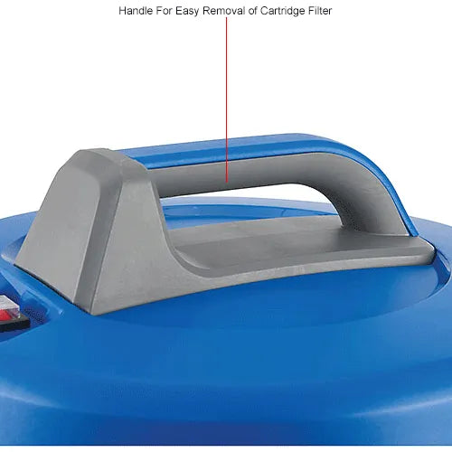 Thor Sweeper Drum Top HEPA Wet/Dry Vacuum, 55 Gallon Cap.