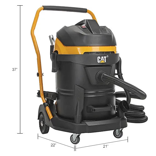 Cat® C16V Stainless Steel HEPA Wet/Dry Vacuum, 16 Gallon Cap.