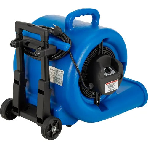Air Mover With Wheels, 3 Speed, 1 HP, 4000 CFM