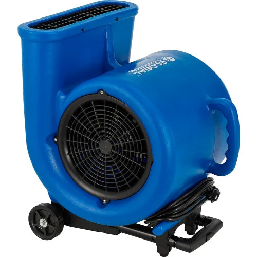 Air Mover With Wheels, 3 Speed, 1 HP, 4000 CFM