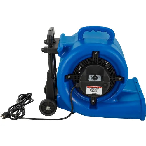 Air Mover With Wheels, 3 Speed, 1 HP, 4000 CFM