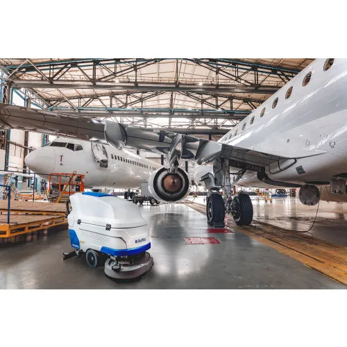 Global Industrial™ Auto Floor Scrubber with Traction Drive, 34" Cleaning Path