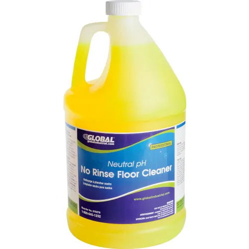 Neutral pH No Rinse Floor Cleaner, 1 Gallon Bottle, 4/Case