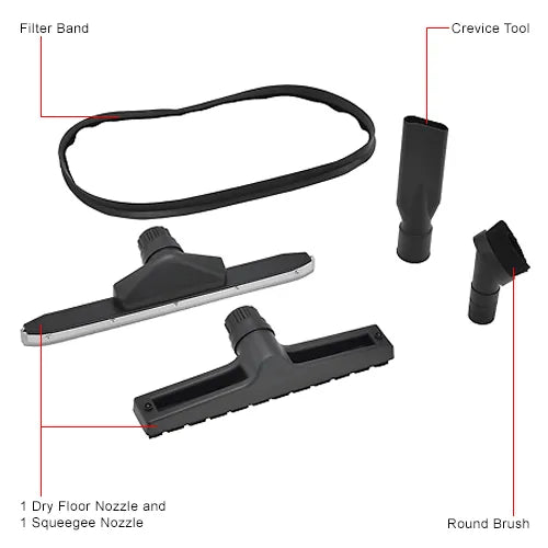 Thor Sweeper Stainless Steel HEPA Wet/Dry Vacuum, 21 Gallon Cap.