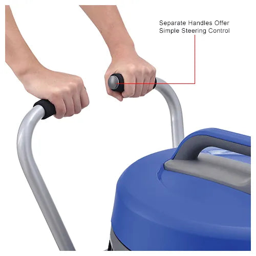 Thor Sweeper Stainless Steel HEPA Wet/Dry Vacuum, 21 Gallon Cap.