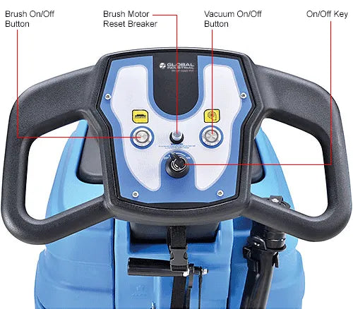 Thor Sweeper Electric Walk-Behind Corded Auto Floor Scrubber, 17" Cleaning Path