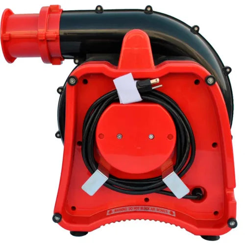 XPOWER Inflatable Bounce House Blower, 1 Speed, 1/4 HP, 380 CFM