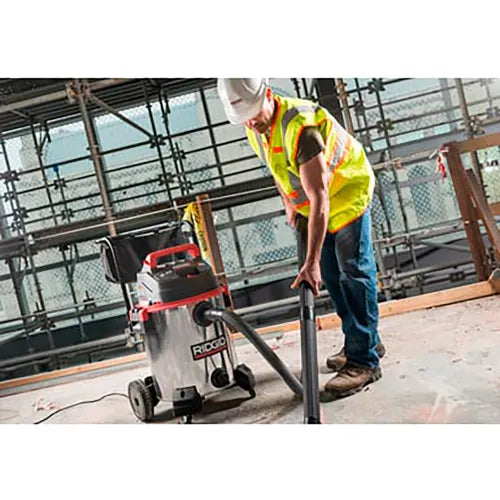 RIDGID® Wet/Dry Vacuum With Cart, 16 Gallon Cap.