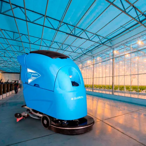 Global Industrial™ Auto Walk-Behind Floor Scrubber, 20" Cleaning Path