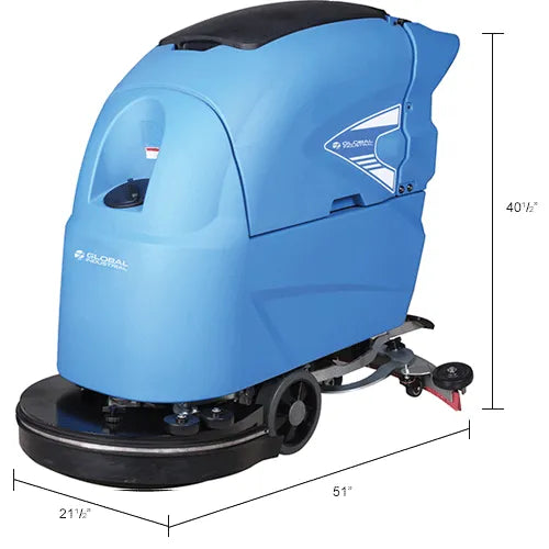 Global Industrial™ Auto Walk-Behind Floor Scrubber, 20" Cleaning Path