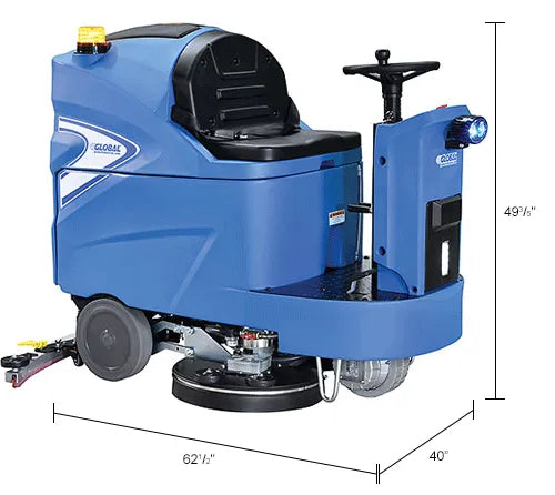 Thor Sweeper Auto Ride-On Floor Scrubber, 40" Cleaning Path