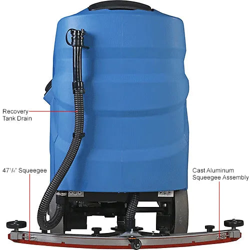 Thor Sweeper Auto Ride-On Floor Scrubber, 34" Cleaning Path