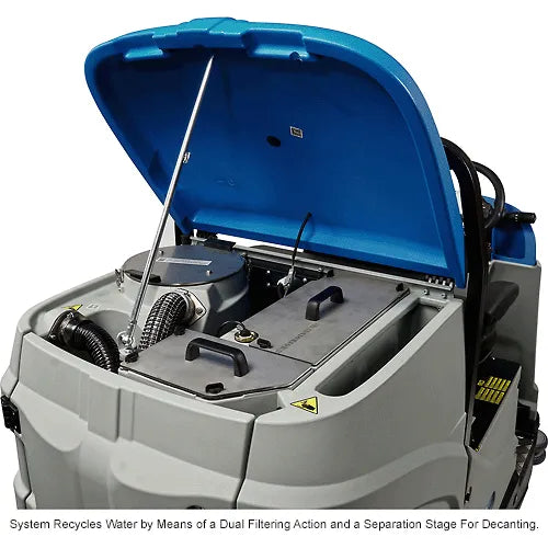 Thor Sweeper Recirculating Water Auto Ride-On Floor Scrubber, 34" Cleaning Path
