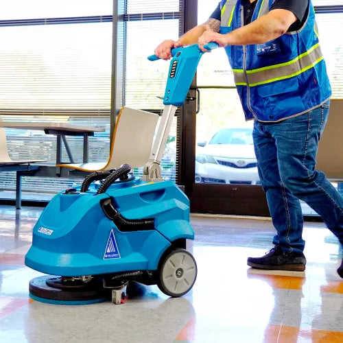 Global Industrial™ Auto Battery Floor Scrubber, 13" Cleaning Path