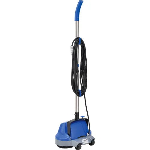 Global Industrial™ Mini Floor Scrubber With Floor Pads, 11" Cleaning Path