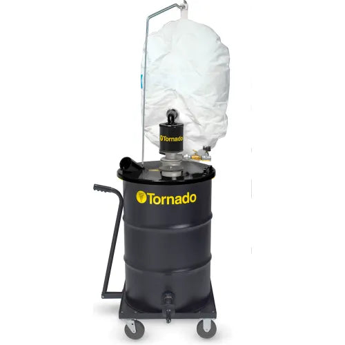 Tornado® Single Air Jumbo Series Wet/Dry Industrial Vacuum, Black