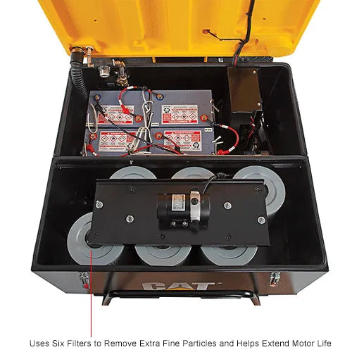 Cat® C49R Auto Ride-On Sweeper, 49" Cleaning Path