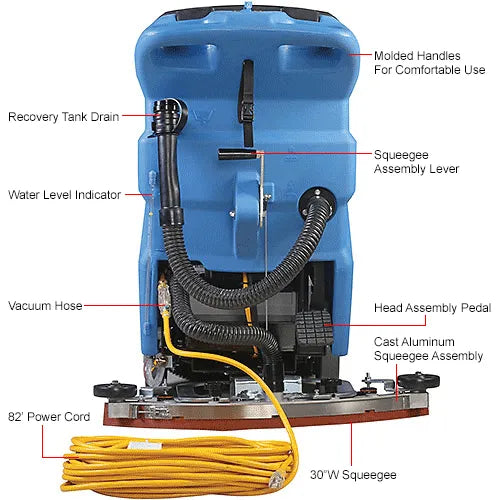 Thor Sweeper Electric Walk-Behind Auto Floor Scrubber, 20" Cleaning Path