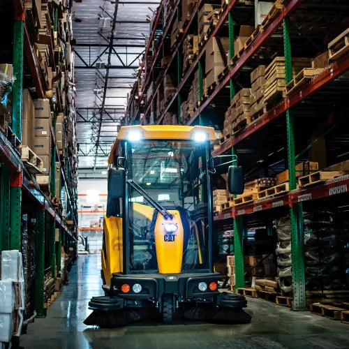 Cat® C70RX Ride-On Sweeper with AC Cabin, 70" Cleaning Path