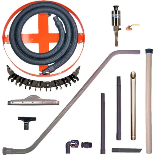 Exair® Deluxe Reversible Drum Vac System, 1/4" Inlet, 30 Gallon Capacity