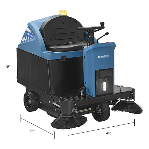 Thor Sweeper Auto Ride-On Sweeper, 49" Cleaning Path