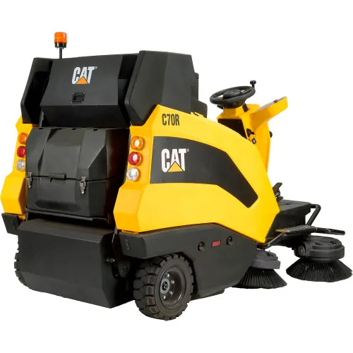 Cat® C70R Ride-On Sweeper, 70" Cleaning Path